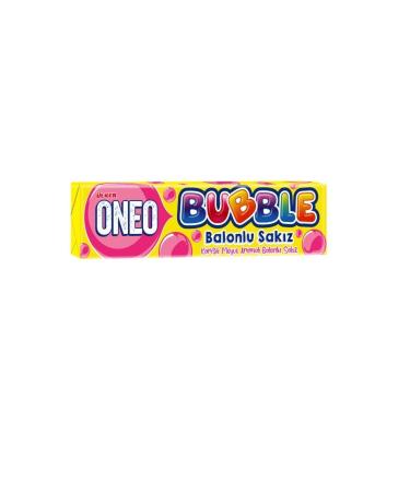 Ulker Oneo Tutti Frutti Flavored Gum 22.5 Grams X18 Pieces