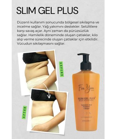 For You Gold Slim Gel Plus - Firming--local Slimming-Anti-Stretch and Cellulite Cream - Buy Online on GoSupps.com