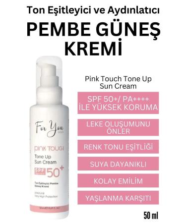 For You Gold Pink Touch Spf 50 Tone Equalizing Brightening Pink Face Sunscreen Pa Spf 50 - Buy Online on GoSupps.com
