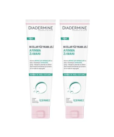 Diadermine Micellar Face Wash Gel Cleansing Time 150 Ml X 2 Pieces