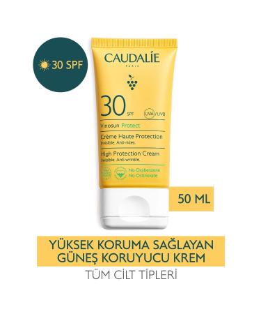 Caudalie V NOSUN PROTECT SPF 30 HIGH PROTECTION ANTI-SPOT BRIGHTENING CREAM 50 ML