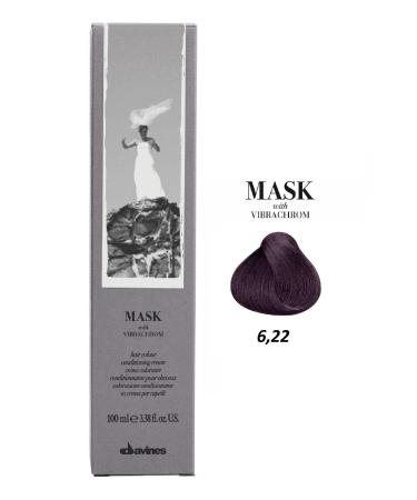 Davines Mask Vibrachrom 6.22 Red Violet Hair Dye 100 ml 8004608260608 (Oxidizer-Free) - Buy Online on GoSupps.com