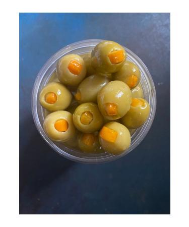 Kharzita Orange Stuffed Green Olives 700gr