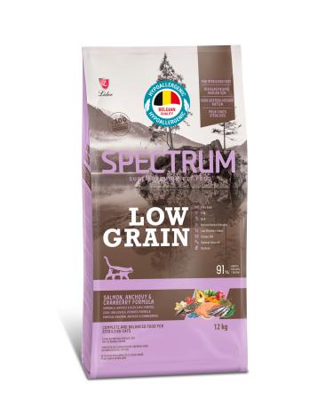 Spectrum Low Grain Sterilized Salmon Adult Cat Food 12 Kg