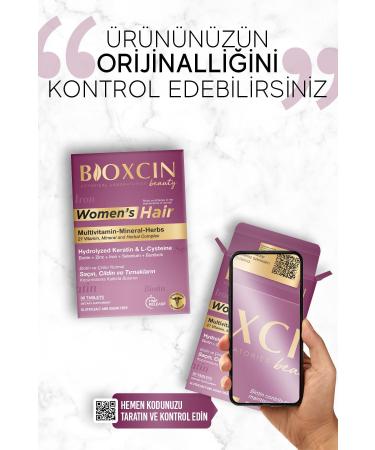 Bioxcin Womens Hair 30 Tablets - Keratin Collagen Biotin Zinc Iron Selenium Widow L Cysteine 3 - Buy Online on GoSupps.com