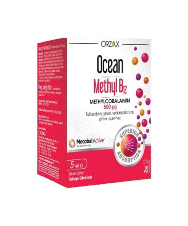Ocean Methyl B12 500 mg 5 ml Spray Active Vitamin B12 Containing Supplementary Food