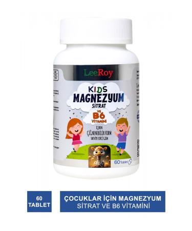 LeeRoy Kids Magnesium Citrate 60 Tablets