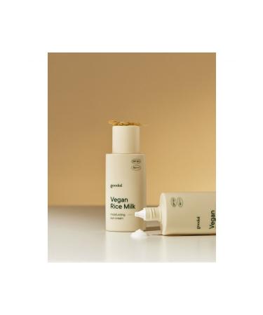 Goodal Vegan Rice Milk Moisturizing Sun Cream - Rice Milk Extract Moisturizing Vegan Sun Cream Spf 50 - Buy Online on GoSupps.com