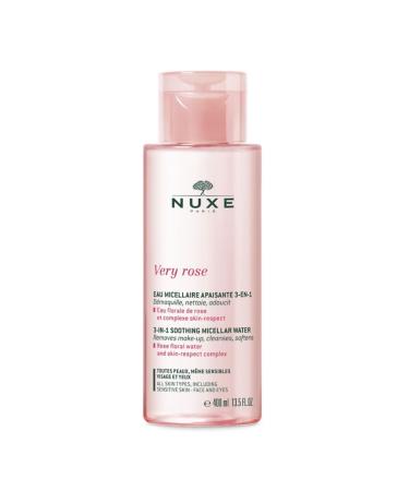 Nuxe 0 gentle cleansing water for face and eyes with plant extracts 400 ml - DERMOSERIE