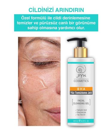 JIYU Anti-Acne Anti-Blackhead Sebum Balancing Pore Tightening Cleansing Gel 200 Ml. - Buy Online on GoSupps.com