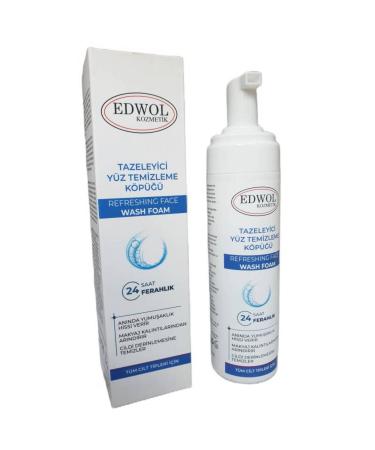 EDWOL Refreshing Moisturizing Refreshing Skin Renewing Face Wash Cleansing Foam - Buy Online on GoSupps.com