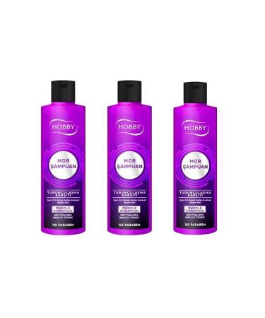 Hobby Purple Shampoo Anti-Orange 250 ml X 3 Pieces