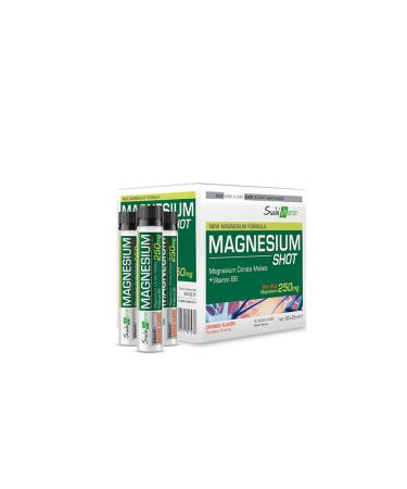 Vitamin Orange Flavored MAGNESIUM SHOT 25ml X 20 Shot in Water