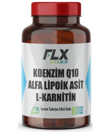 FLX Coenzyme Q-10 L-carnitine Alpha Lipoic Acid 60 Tablets