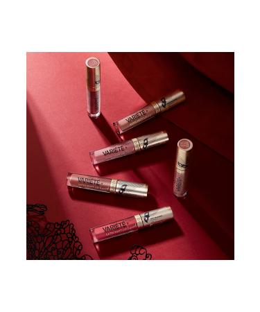 Eveline Cosmetics VARIETE SATIN MATTE LIP HYALURONIC ACID LIQUID LIPSTICK 4.5ML - Buy Online on GoSupps.com