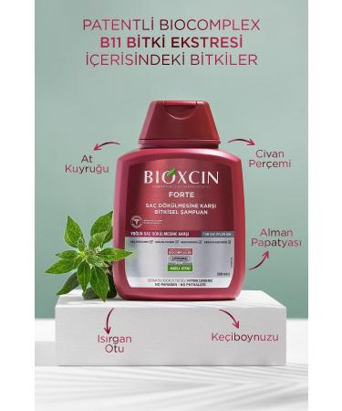 Bioxcin Forte Shampoo 300 Ml Intensive Anti-Loss Herbal Shampoo 5 Pack - Buy Online on GoSupps.com