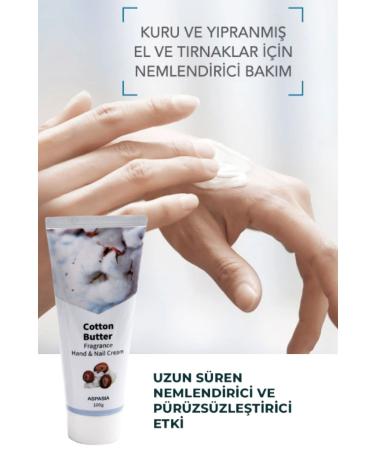 Aspasia Shea Butter Cotton Essence Moisturizing Korean Hand & Nail Care Cream 100g - Buy Online on GoSupps.com