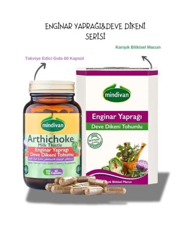 Mindivan Artichoke Artichoke Extract & Thistle Capsule + Artichoke Paste
