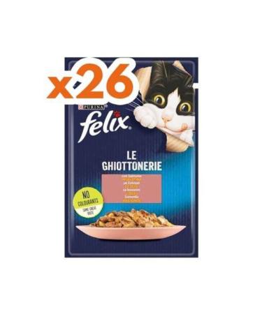 FELIX Adult Cat Wet Food with Salmon 26 X 85 gr