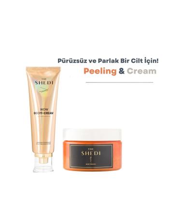 The SheDi Body Cream & Body Peeling Duo for Smooth Beauty
