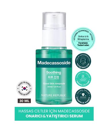 Nature Republic Madecassoside Soothing Serum for Sensitive Skin Nature Republic Good Skin Madecassoside Ampoule