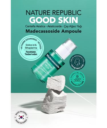 Nature Republic Madecassoside Soothing Serum for Sensitive Skin Nature Republic Good Skin Madecassoside Ampoule - Buy Online on GoSupps.com