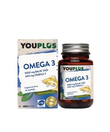 Youplus Omega 3 1000 Mg 30 Capsules