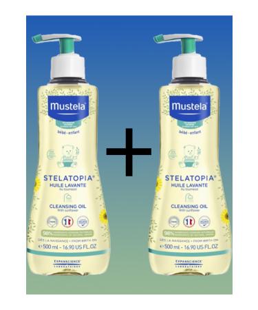 Mustela Stelatopia Cleansing Oil 500 ml Cleansing Oil X2