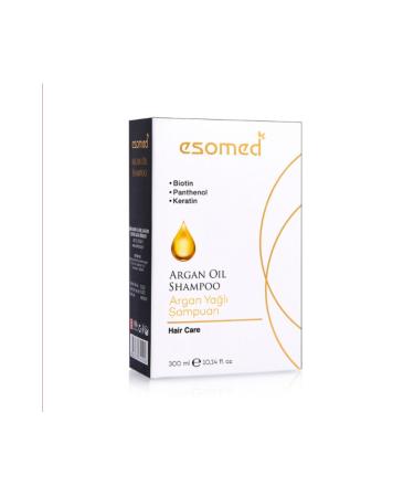 Esomed Anti Hair Loss Shampoo with Argan Oil Biotin Keratin Vitamin E and Plant Essence 300ml - Buy Online on GoSupps.com