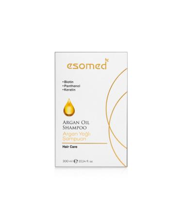 Esomed Anti Hair Loss Shampoo with Argan Oil Biotin Keratin Vitamin E and Plant Essence 300ml - Buy Online on GoSupps.com
