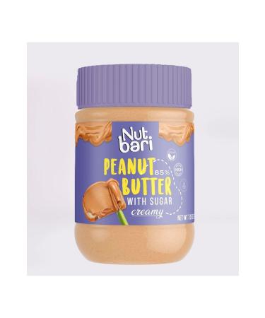 Nut Bari Peanut Butter with Sugar Added 340 gr