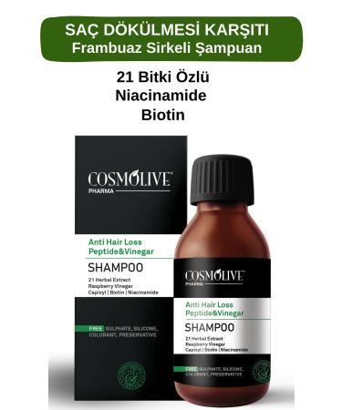 Cosmolive Anti Hair Loss Shampoo Sulfate Free Fast Hair Growth Repair Nourishing Volumizing - Buy Online on GoSupps.com