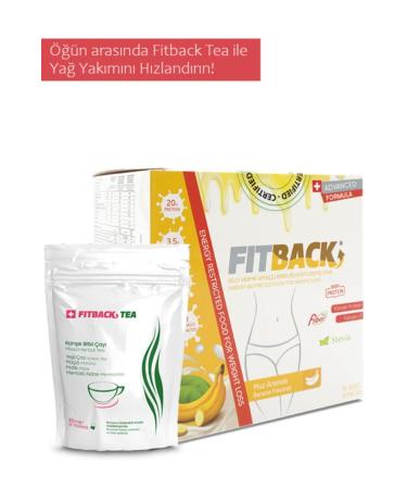 Fitback 2 in 1 Set Body Weight Control Banana Flavor (2X15 MEALS) - Buy Online on GoSupps.com