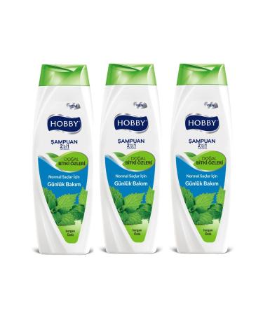 Hobby Shampoo Nettle Extract 600 Ml 3 Pieces