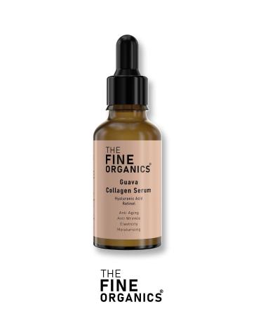 THE FINE ORGANICS Guava Extract Collagen + Retinol Anti-Aging Serum 30ml - Buy Online on GoSupps.com