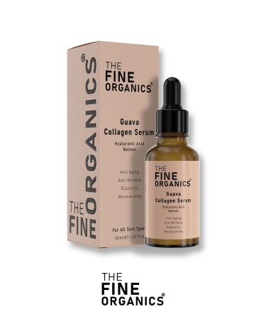 THE FINE ORGANICS Guava Extract Collagen + Retinol Anti-Aging Serum 30ml - Buy Online on GoSupps.com