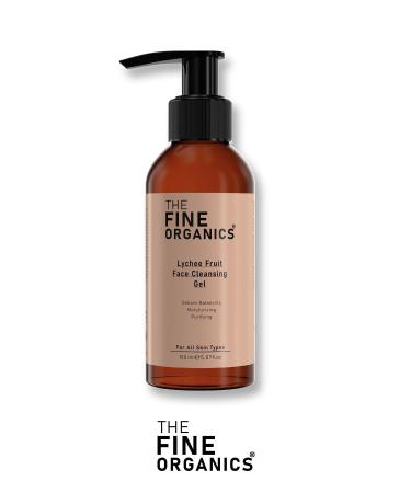 THE FINE ORGANICS Purifying & Sebum Balancing Face Cleansing Gel with Lychee Extract 150ml - Buy Online on GoSupps.com