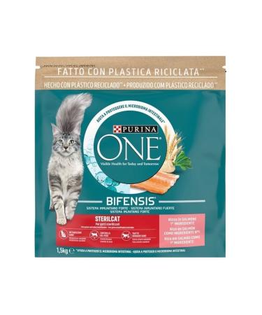 Purina One Salmon Sterilized Cat Food 1.5 Kg