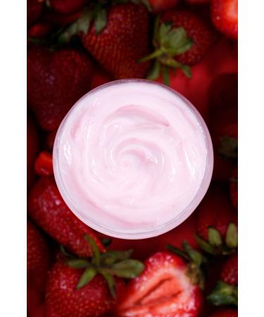 GLOUR Strawberry Body Yogurt 250 ml / Purifying and Moisturizing Strawberry Extract Body Yogurt - Buy Online on GoSupps.com