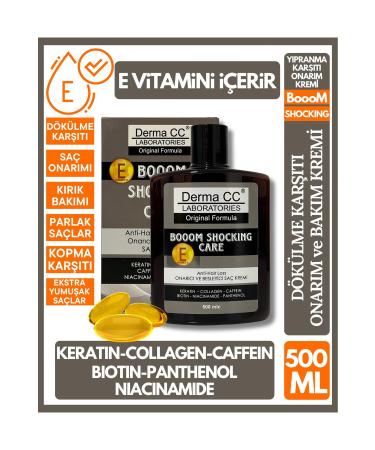 Derma CC LABORATORIES BoooM Shocking Cream - Intensive Anti-Loss Hair Cream 500ml