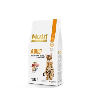 Nutri Feline Adult Poultry Adult Cat Food 10 kg