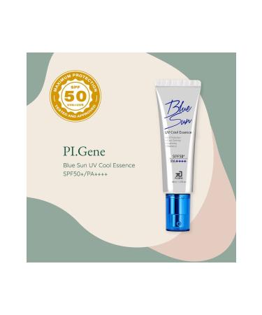 PIGENE Blue Sun Uv Cool Essence Spf50+ Pa++++ Face Sunscreen - Buy Online on GoSupps.com