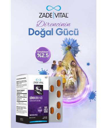 Zade Vital Black Cumin Oil 1800 Mg 60 Capsules - Alliavital.com - Buy Online on GoSupps.com