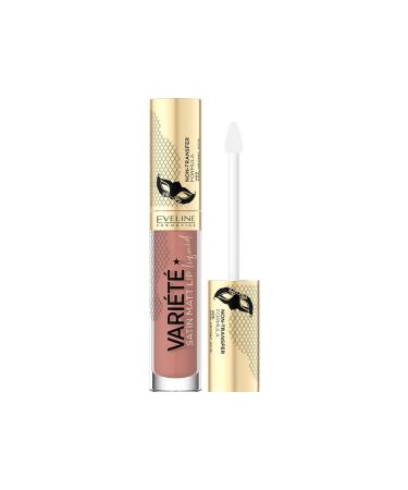 Eveline Cosmetics VARIETE SATIN MATTE LIP HYALURONIC ACID LIQUID LIPSTICK 4.5ML