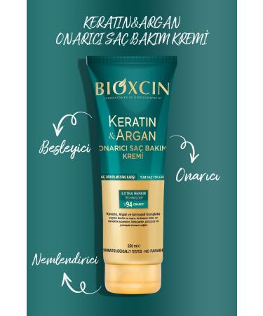 Bioxcin Keratin & Argan Repairing Hair Care Cream 250 ml - Damaged and Sensitive Hair 2-pack - Buy Online on GoSupps.com