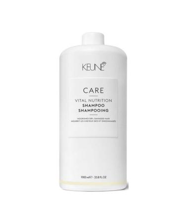 Keune CARE Vital Nutrition Shampoo 1 L - Healthy Soft Hair Moisturizing UV Ray Protection