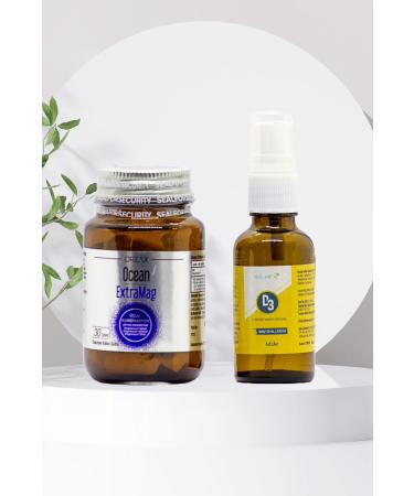Ocean Extramag Triple Magnesium Form 30 Tablets D3 Spray 30ml - Buy Online on GoSupps.com