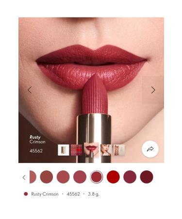 Oriflame Giordani Gold Eternal Glow Lipstick SPF 25 Rusty Crimson - Buy Online on GoSupps.com