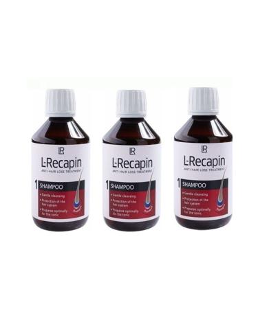 LR L-recapin Shampoo Against Hair Loss 200 mlx3 Pieces