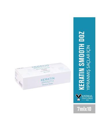 OKAYPROFESSIONNEL Keratin Smooth Repair Dose 7ml X 10 Pieces (FOR DAMAGED HAIR)